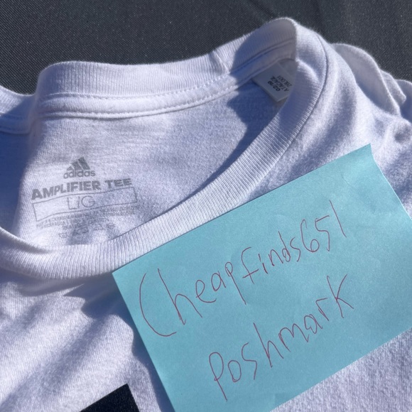 Adidas Amplifier Tee White - Picture 4 of 4